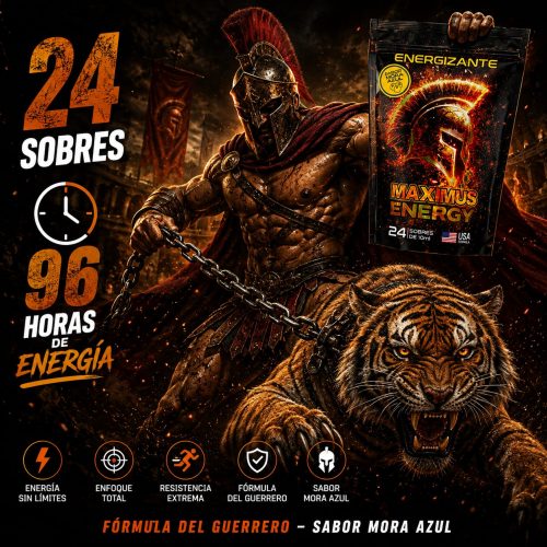 maximus-24-sobres-nuevo MAXIMUS ENERGY BOLSA CON 24 SOBRES DE 10ml