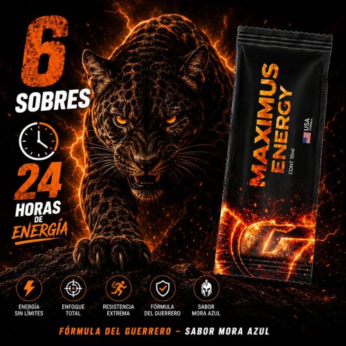 maximus-6-sobres-nuevo MAXIMUS ENERGY 6 SOBRES DE 10ml